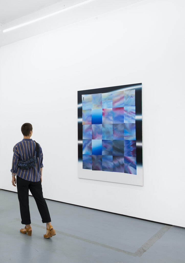 Axel Winter, Ausstellungsansicht, There there, Acryl auf Leinwand, 2024, 180 × 120cm