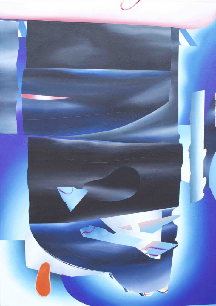 Axel Winter, For good measure, 2025, Acryl auf Leinwand, 140 × 100 cm