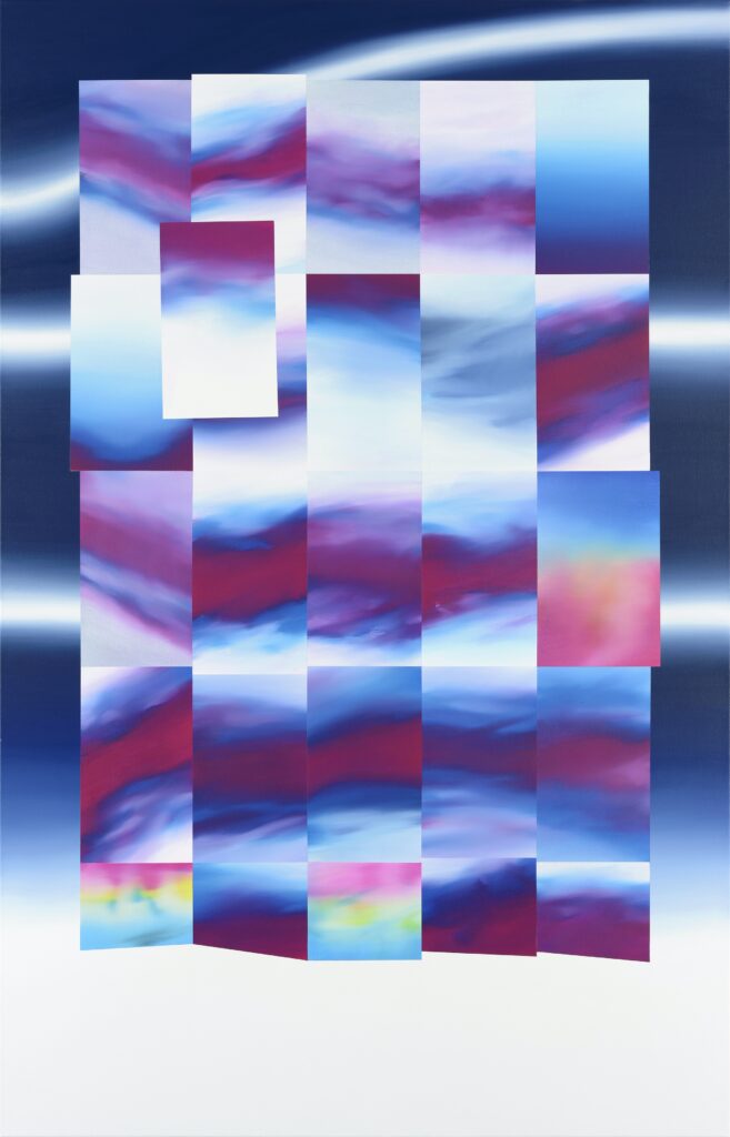 Axel Winter, 25 ways to Sunday, 2024, Acryl auf Leinwand, 140 × 90 cm